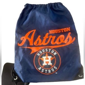 Houston Astros MLB Cinch Back Sack Drawstring Bag
